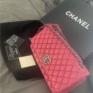 CHANEL FUCHSIA  FLAPBAG